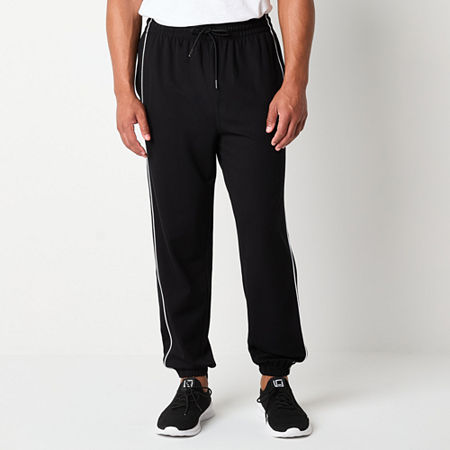 Xersion Mens Cinched Track Pant, Large, Black