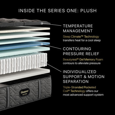 Beautyrest Black® Series One 14" Plush Tight Top - Mattress Only