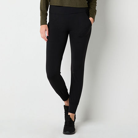 Xersion EverRestore Womens Mid Rise Jogger Pant, X-large, Black