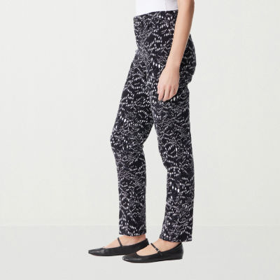 Gloria Vanderbilt Amanda Womens Mid Rise Straight Leg Regular Fit Jean