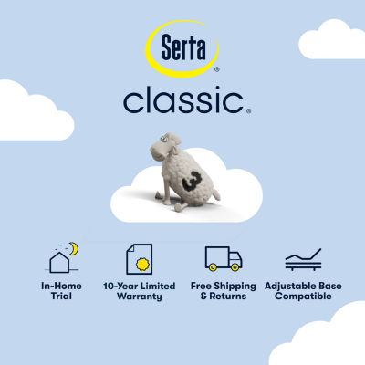 Serta Classic™ Andria 12.5" Plush Euro Top - Mattress Only