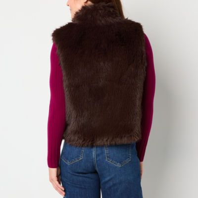 Liz Claiborne Faux Fur Vest