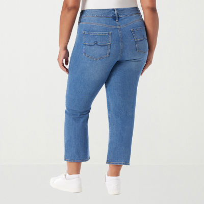 Gloria Vanderbilt-Plus Womens High Rise Bootcut Jean