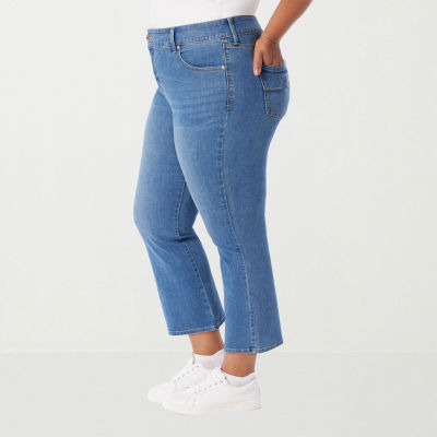 Gloria Vanderbilt-Plus Womens High Rise Bootcut Jean