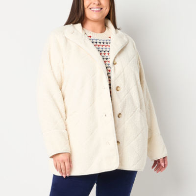 St. John's Bay Midweight Plus Quilted Jacket