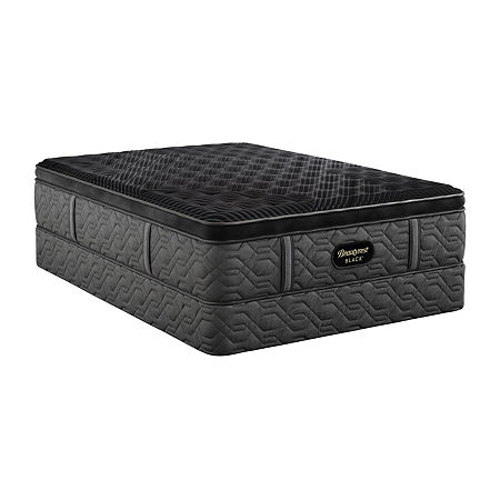 Beautyrest Black Series One 14.25 Firm Pillow Top - Mattress + Box Spring, Full, Black