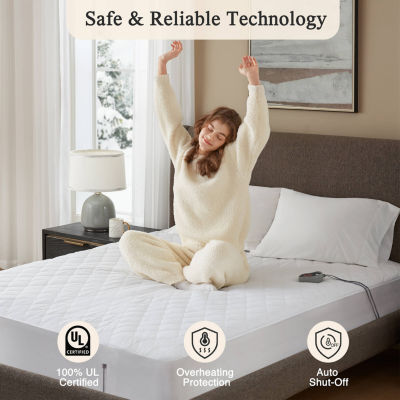 Beautyrest Cotton Deep Pocket 20 Settings Heated Mattress Pad