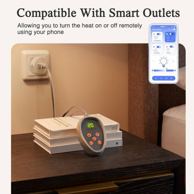 Beautyrest Cotton Deep Pocket 20 Settings Heated Mattress Pad