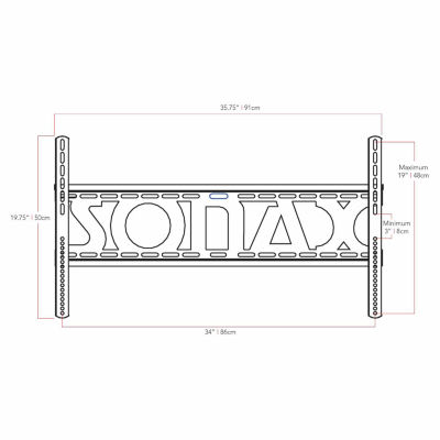 Corliving Fixed 70" and Up TV Wall Mount