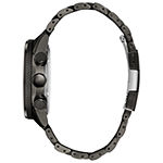 Citizen Nighthawk Mens Gray Stainless Steel Bracelet Watch Ca4377-53h