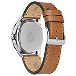 Drive from Citizen Citizen Eco-Drive Mens Brown Leather Strap Watch Bu4020-01l