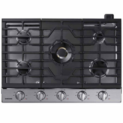 Samsung 30" Gas Cooktop with 22K BTU Dual Power Burner