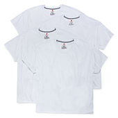 Hanes Ultimate Comfortblend Bonus Pack Mens 5 Pack Short Sleeve Crew Neck  Moisture Wicking T-Shirt