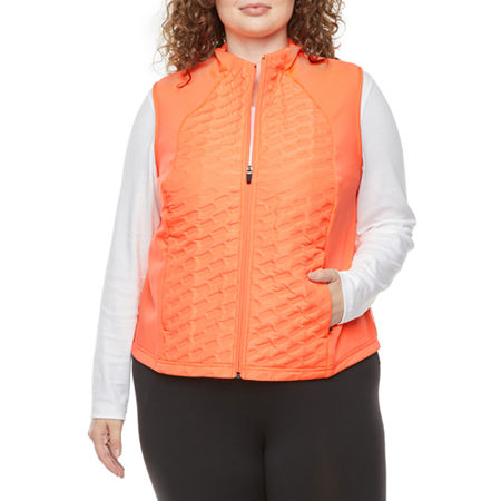 Xersion Womens Vest Plus, 5x , Orange