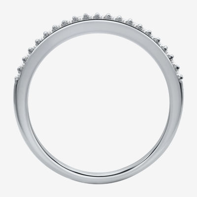 I Said Yes (H-I / I1) Womens 1 CT. T.W. Lab Grown White Diamond Sterling Silver or 14K Gold Over Silver Pear Side Stone Halo Bridal Set