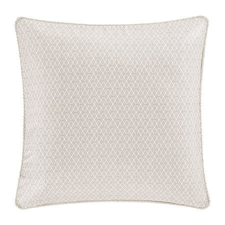 Royal Court Chardonnay Reversible Euro Sham, One Size, White