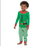 Secret Santa & Elf Family Matching Pajamas Toddler Unisex 2-pc. Christmas Pajama Set