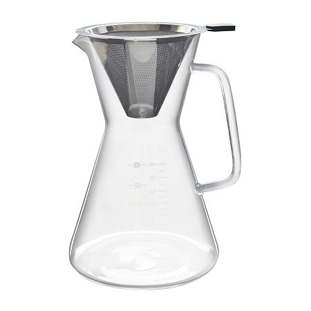 London Sip Glass Brewing System 8 Cup Coffee Carafe, One Size, Clear