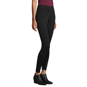 Mixit Basic 2 Pack Womens Full Length Leggings, Color: Black - JCPenney