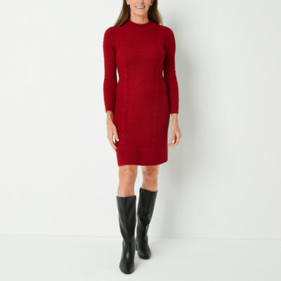 Discount jcpenney red sweater dress Clearance