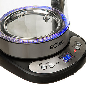 Solac Aroa Premium Adjustable Temperature Cordless Glass Kettle