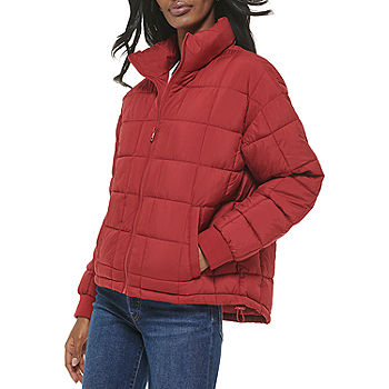 Levi's Midweight Puffer Jacket, Color: Rhubarb - JCPenney
