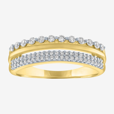 G-H / Si2-I1) / CT. T.W. Lab Grown White Diamond 10K Gold Band