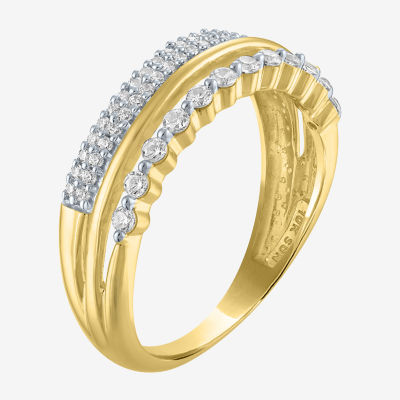 G-H / Si2-I1) / CT. T.W. Lab Grown White Diamond 10K Gold Band