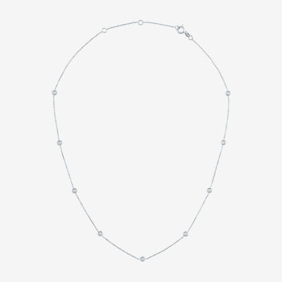 Diamond Addiction (G-H / Si2-I1) Womens 1/3 CT. T.W. Lab Grown White 10K Gold Pendant Necklace