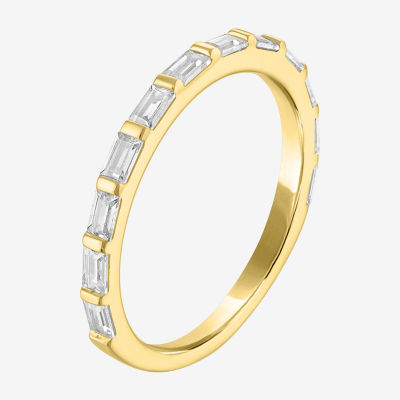 (G-H / Si2-I1) Womens 1/3 CT. T.W. Lab Grown White Diamond 10K Gold Wedding Band