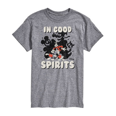Mens Short Sleeve Mickey and Friends Halloween Graphic T-Shirt