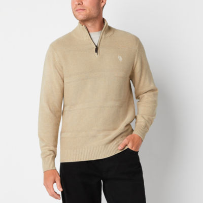 Us polo assn quarter best sale zip pullover