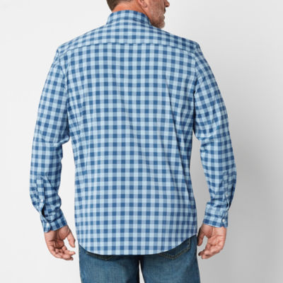 St. John's Bay Performance Big and Tall Mens Classic Fit Long Sleeve Button-Down Shirt