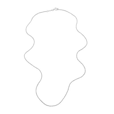 Infinite Gold™ 14K White Gold 16" Perfectina Chain Necklace