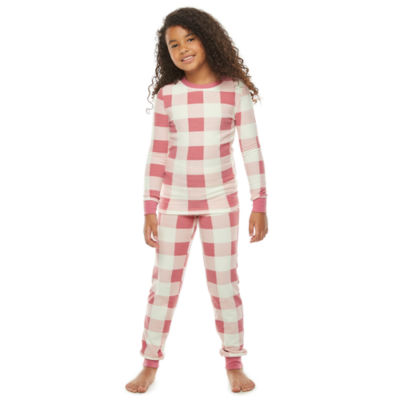 North Pole Trading Co. Nordic Buffalo Little & Big Girls 2-pc. Christmas Pajama Set
