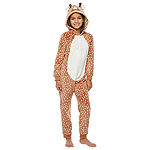 North Pole Trading Co. Reindeer Kids Little & Big Unisex Long Sleeve One Piece Pajama