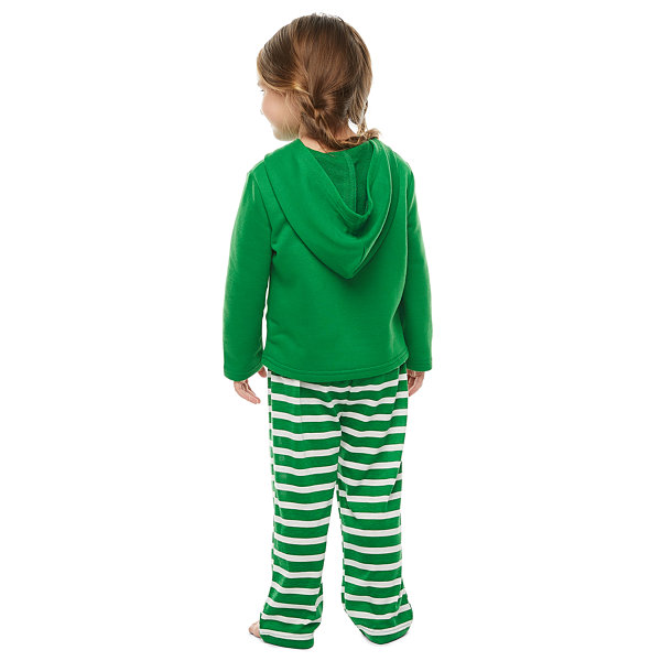 North Pole Trading Co. Rudolf Bff Toddler Unisex 2-pc. Christmas Pajama Set