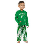 North Pole Trading Co. Rudolf Bff Toddler Unisex 2-pc. Christmas Pajama Set