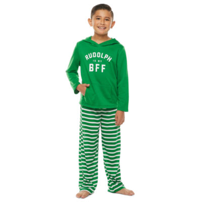 North Pole Trading Co. Rudolph Bff Unisex Long Sleeve 2-pc. Matching Family Pajama Sets