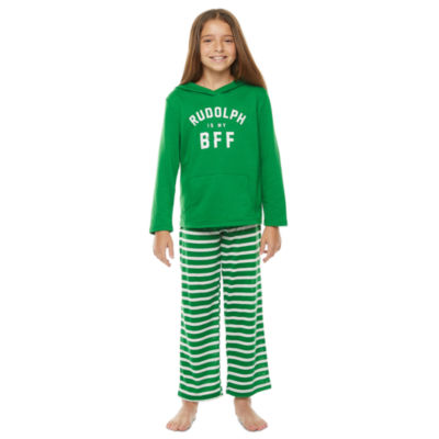 North Pole Trading Co. Rudolph Bff Unisex Long Sleeve 2-pc. Matching Family Pajama Sets