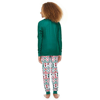 Jaclyn Little & Big Unisex Gnome Family Matching Pajamas 2-pc. Christmas  Pajama Set