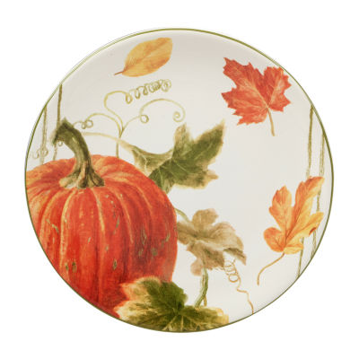 Certified International Autumn Harvest 4-pc. Earthenware Dessert Plate