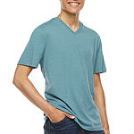 Arizona Mens Everyday Fit V Neck Short Sleeve T-Shirt