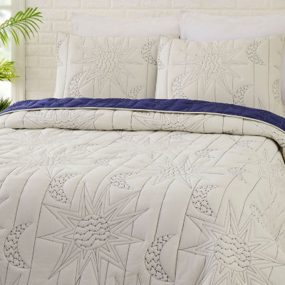 JUNGALOW by Justina Blakeney Sun Moon Reversible Quilt Set