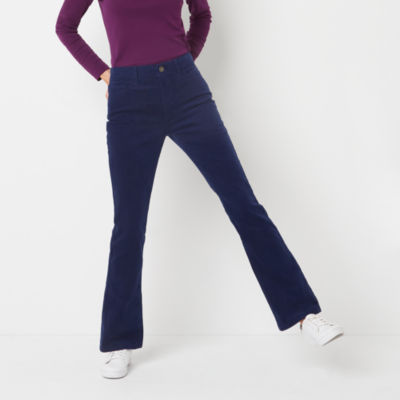St. John's Bay Womens Mid Rise Bootcut Corduroy Pant