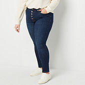 Button Fly Jeans for Women Bell Bottom Denim Jeans High Rise Stretch Jeans  Plus Size Button Breasted Jeans Flare Jeans