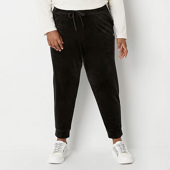 Juicy By Juicy Couture Womens Plus Velour Jogger Pant