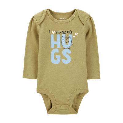 Carter's Baby Girls Crew Neck Long Sleeve Bodysuit