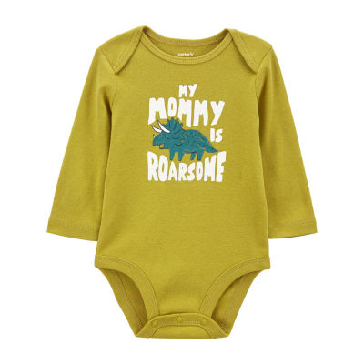 Carter's Baby Boys Crew Neck Long Sleeve Bodysuit