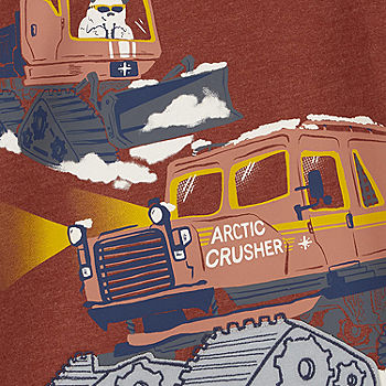 Toddler Boy Carter's Monster Truck Layered-Look Graphic Tee
